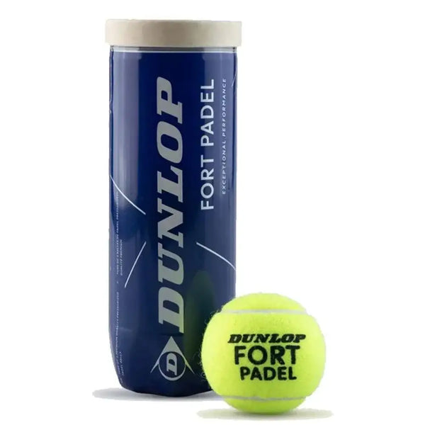 TUBE DE 3 BALLES DE PADEL DUNLOP FORT