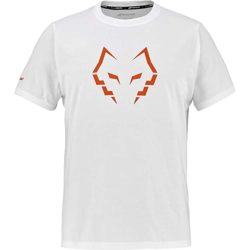 T-shirt Babolat J. Lebron White
