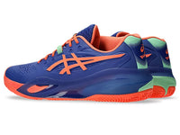 ASICS GEL-RESOLUTION X PADEL - DARK COBALT-VIVID CORAL