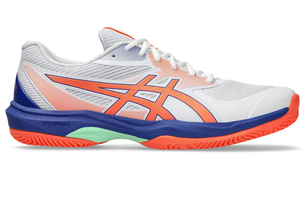 ASICS GAME FF PADEL - WHITE/VIVID CORAL