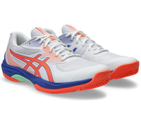 ASICS GAME FF PADEL - WHITE/VIVID CORAL