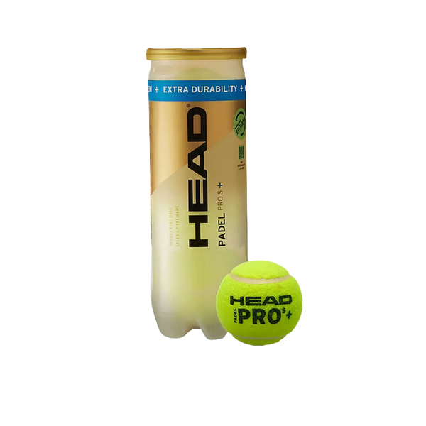 HEAD Padel Pro S+ Balles de Padel (Tube de 3)