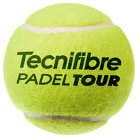 Tube de 3 balles TECNIFIBRE PADEL TOUR