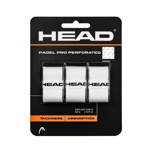Head Padel Pro Perforated Overgrips 3 Pack